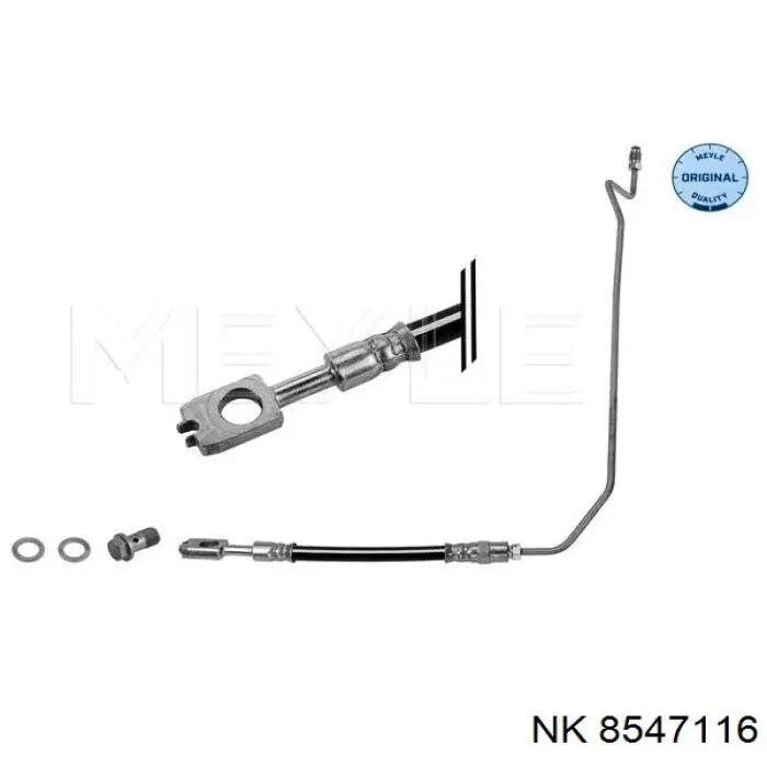Шланг тормозной задний, правый NK 8547116 цена, от 25.57 USD
