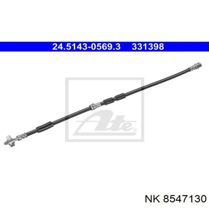 Шланг тормозной передний NK 8547130 цена, от 15.80 USD