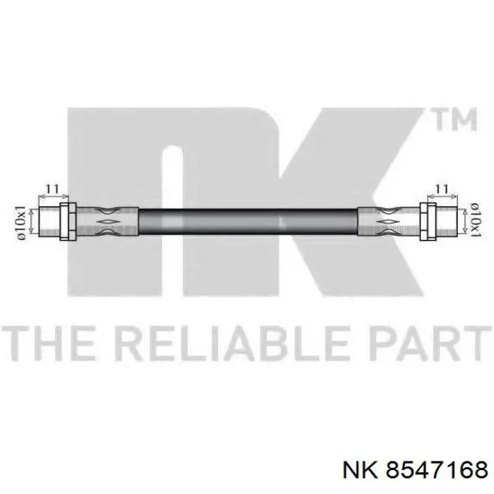 Задний тормозной шланг T85154 Brembo