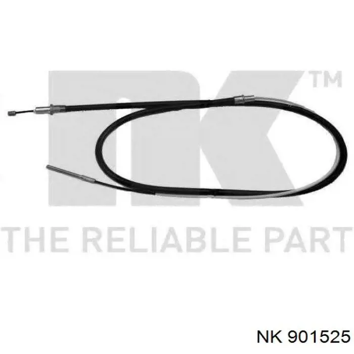 Трос стояночного тормоза задний правый NK 901525 цена, от 12.11 USD