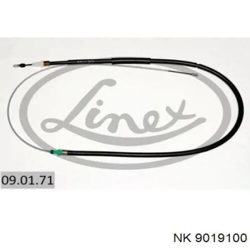 Задний трос ручника Febest 25100C3PIC цена, от 12.40 USD