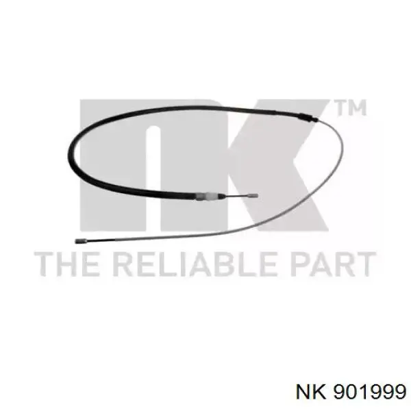 901999 NK трос ручного тормоза задний правый/левый
