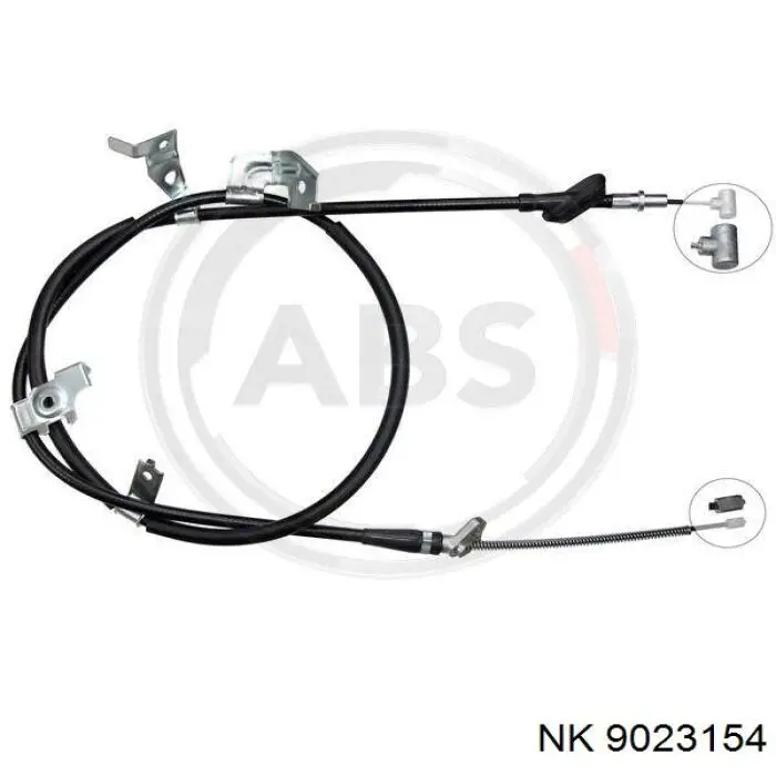 Трос стояночного тормоза задний правый NK 9023154 цена, от 28.29 USD