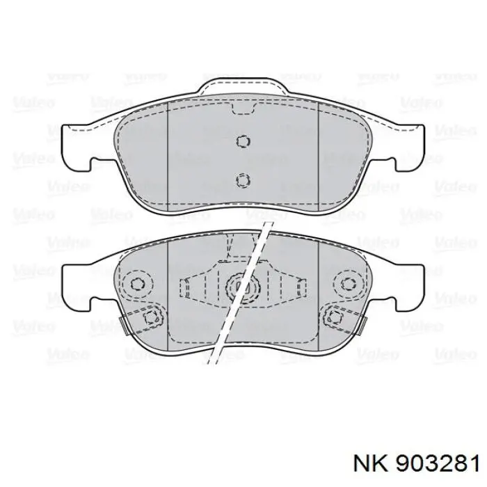 Трос стояночного тормоза задний правый NK 903281 цена, от 30.76 USD