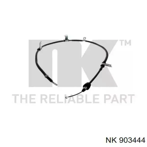 903444 NK cabo do freio de estacionamento traseiro direito