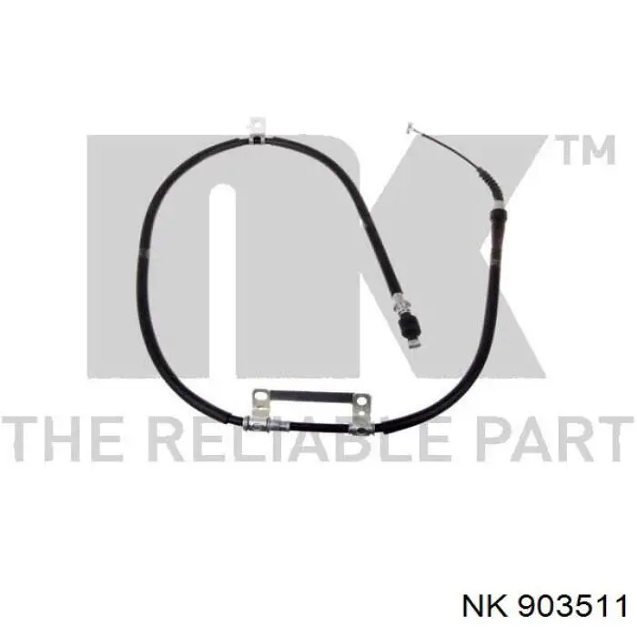 Трос стояночного тормоза задний правый NK 903511 цена, от 17.43 USD