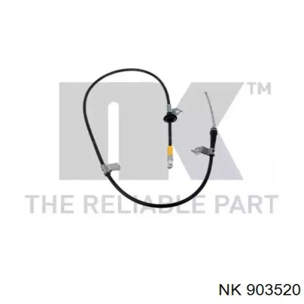 903520 NK cabo do freio de estacionamento traseiro direito
