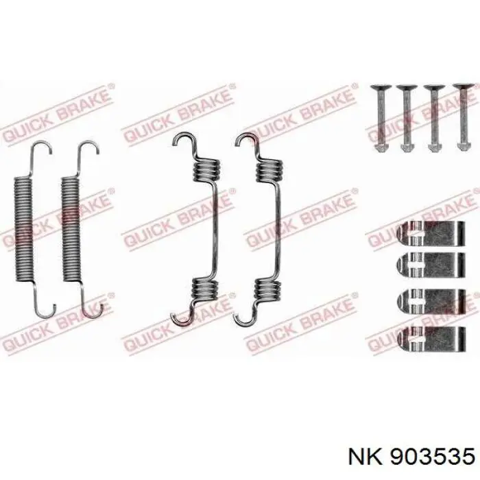 Трос ручного тормоза передний NK 903535 цена, от 17.49 USD
