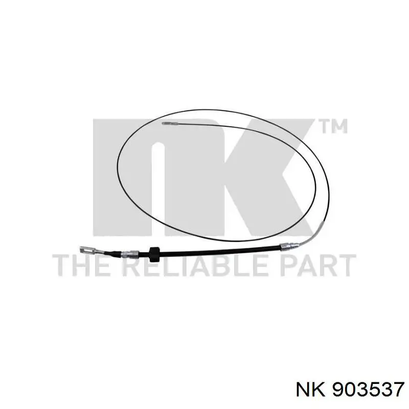 Купить 903537 NK Трос стояночного тормоза задний левый