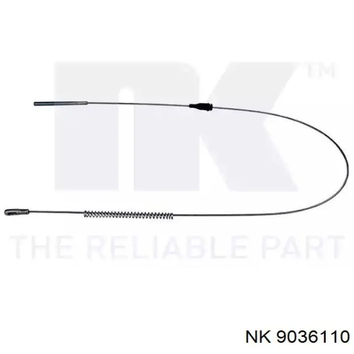 Трос ручного тормоза задний NK 9036110 цена, от 6.33 USD