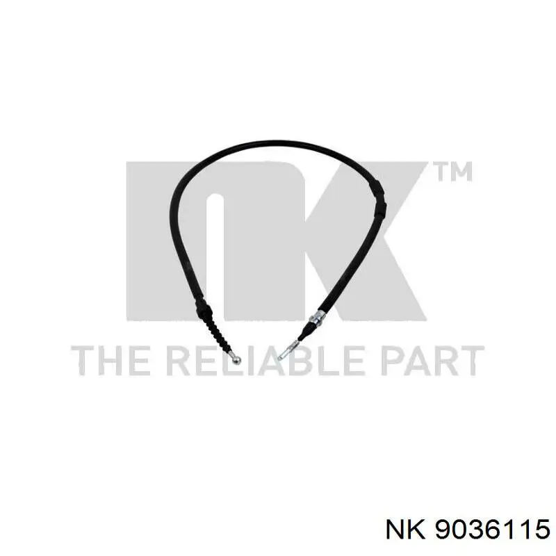Трос ручного тормоза, промежуточный NK 9036115 цена, от 6.83 USD