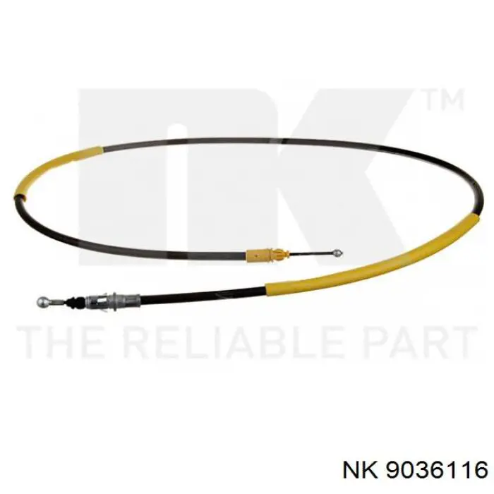 Cable de freno de mano trasero derecho 9036116 NK