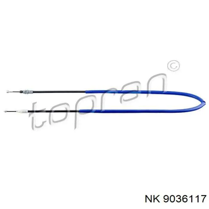 Купить 9036117 NK Трос стояночного тормоза задний левый