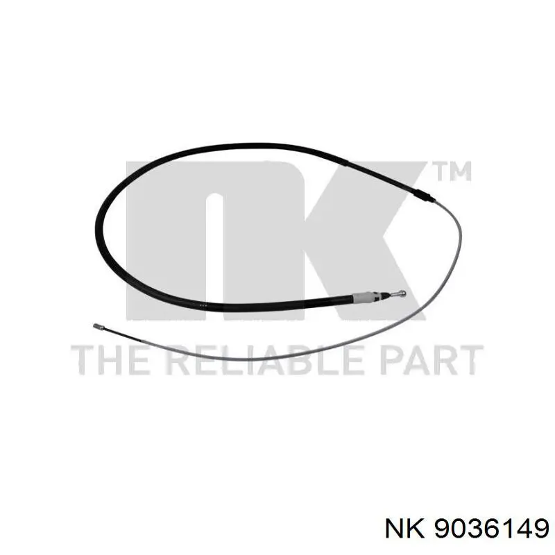 Трос ручного тормоза передний NK 9036149 цена, от 12.80 USD