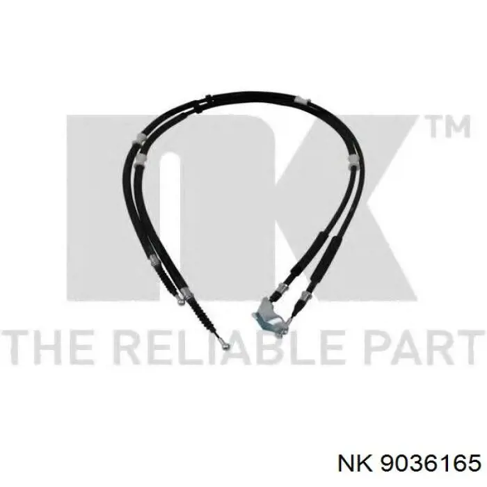 Трос ручного тормоза задний NK 9036165 цена, от 22.21 USD