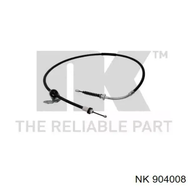 904008 NK cabo do freio de estacionamento traseiro direito