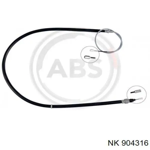 Задний трос ручника NK 904316 цена, от 9.99 USD