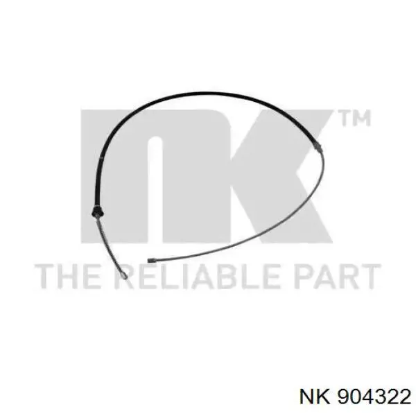 904322 NK cabo traseiro direito/esquerdo do freio de estacionamento