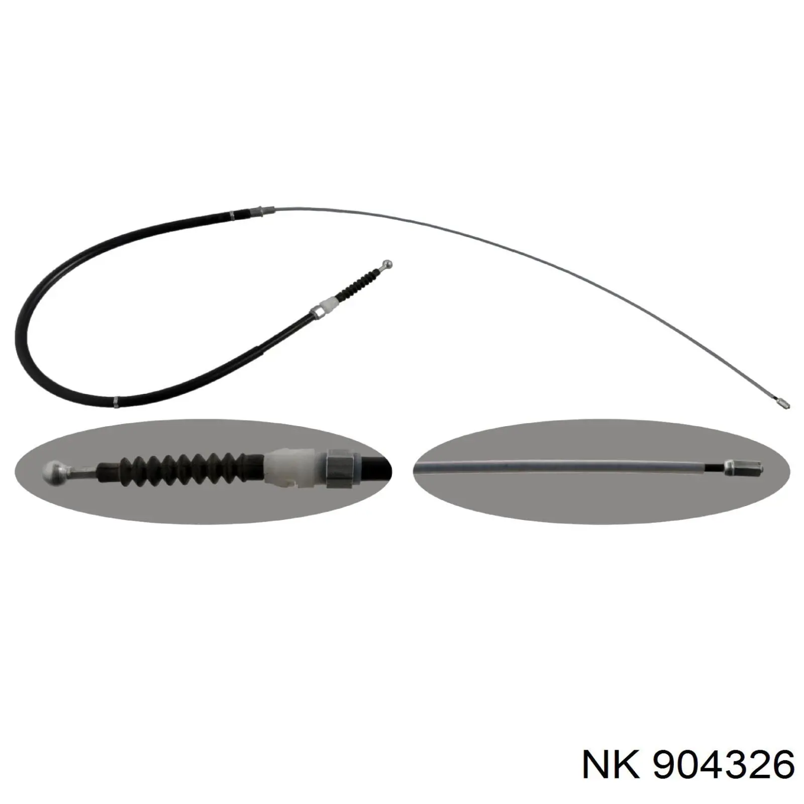 Задний трос ручника NK 904326 цена, от 16.98 USD