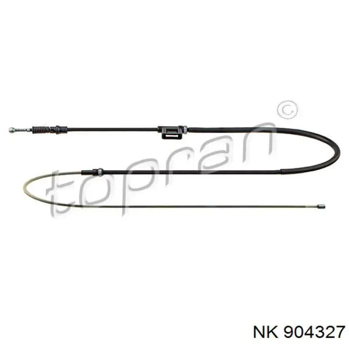 Задний трос ручника NK 904327 цена, от 13.17 USD