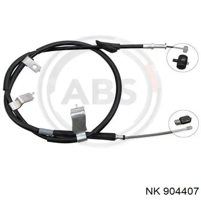 Трос ручника задний ABS K16667