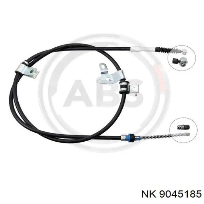 Трос ручного тормоза задний NK 9045185 цена, от 16.74 USD