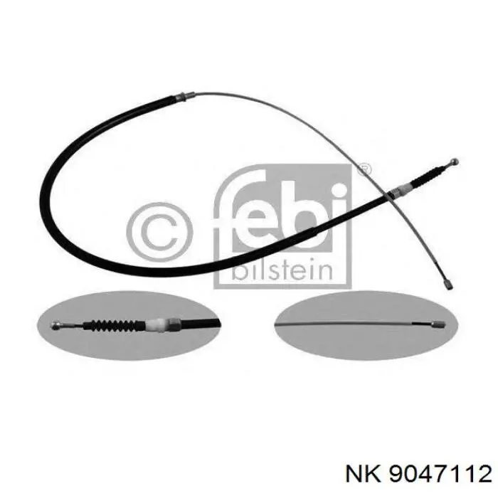 Задний трос ручника NK 9047112 цена, от 12.85 USD