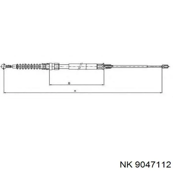 Купить 9047112 NK Тормоз стояночный