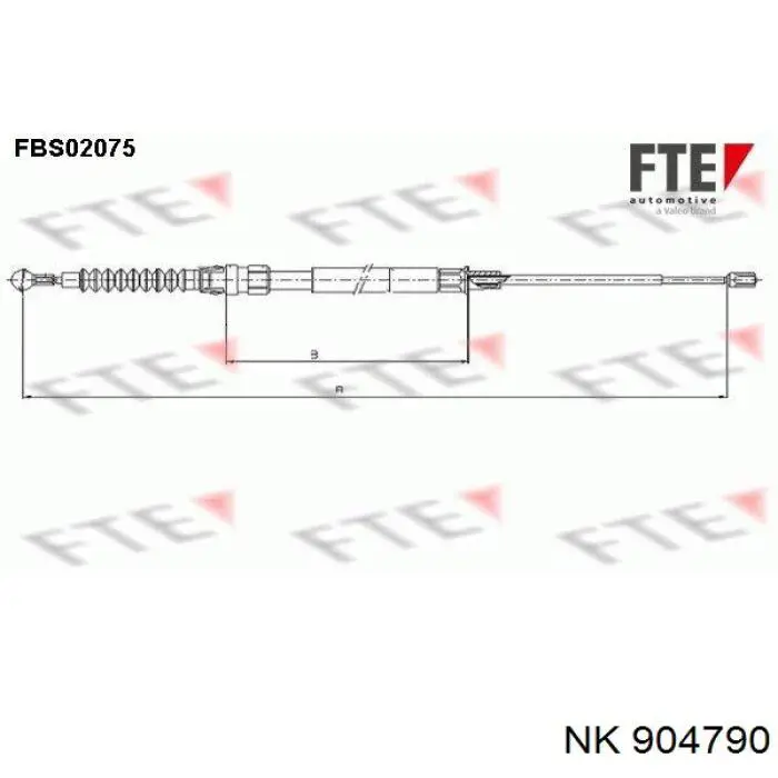 Купить 904790 NK Тормоз стояночный