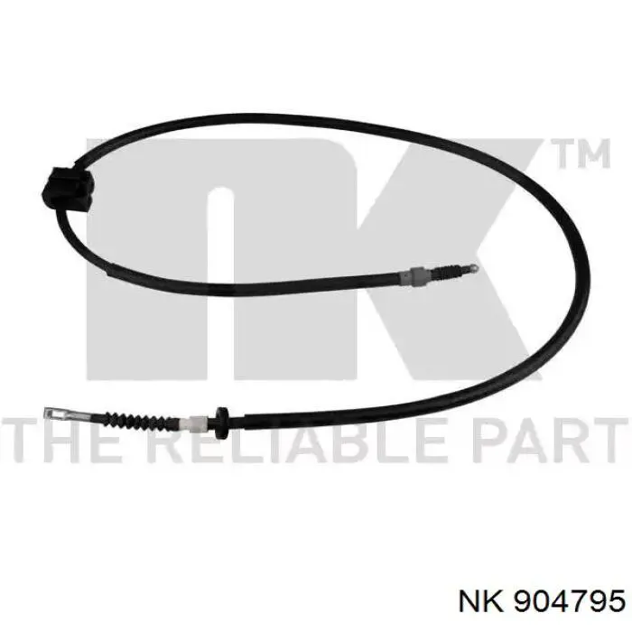 904795 NK трос ручного тормоза задний левый