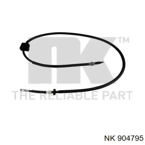 Cable de freno de mano trasero izquierdo 904795 NK