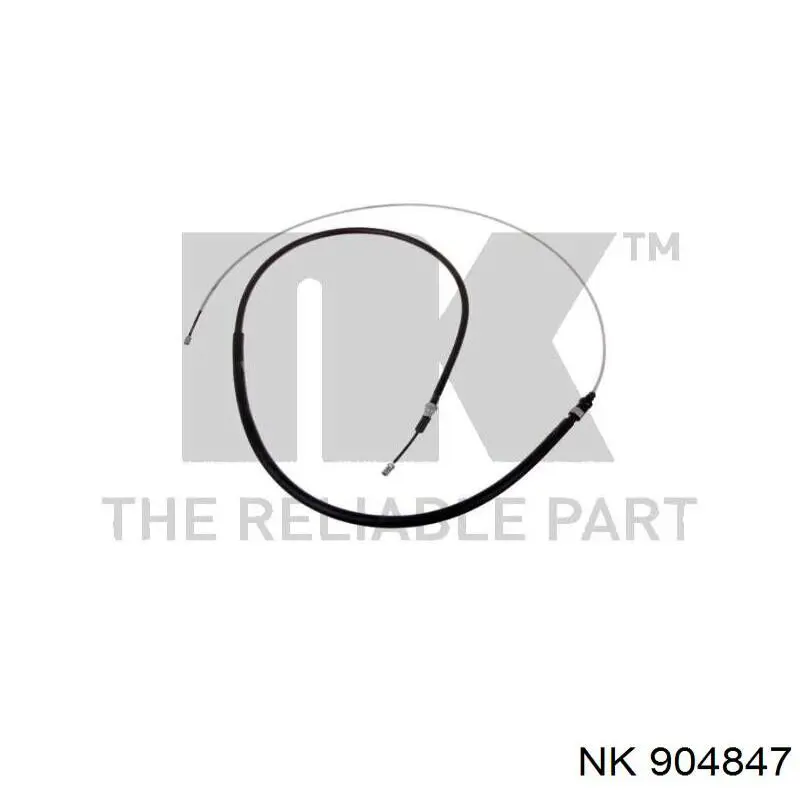 Трос ручника передний Starline LABR1653