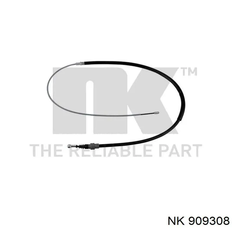 Трос стояночного тормоза задний правый NK 909308 цена, от 18.42 USD