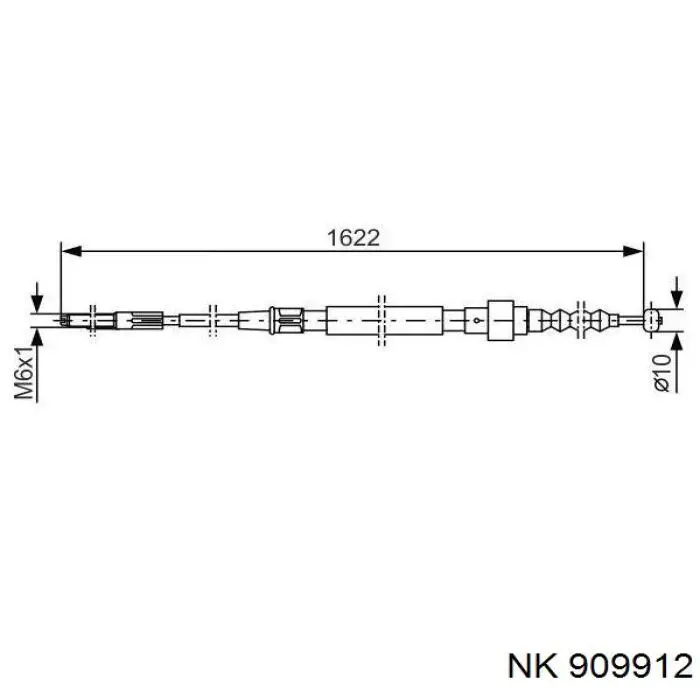 Купить 909912 NK Тормоз стояночный