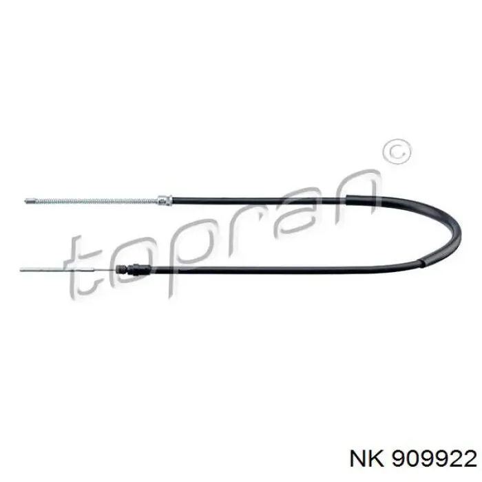 Трос ручного тормоза задний NK 909922 цена, от 6.43 USD
