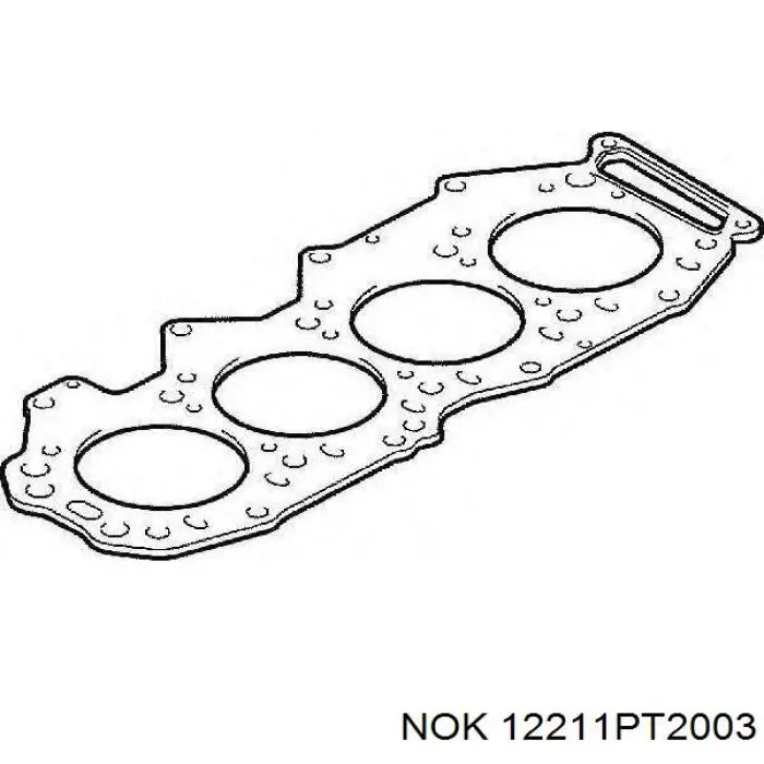 Маслосъемный сальник выпускного клапана 12211PT2003 NOK