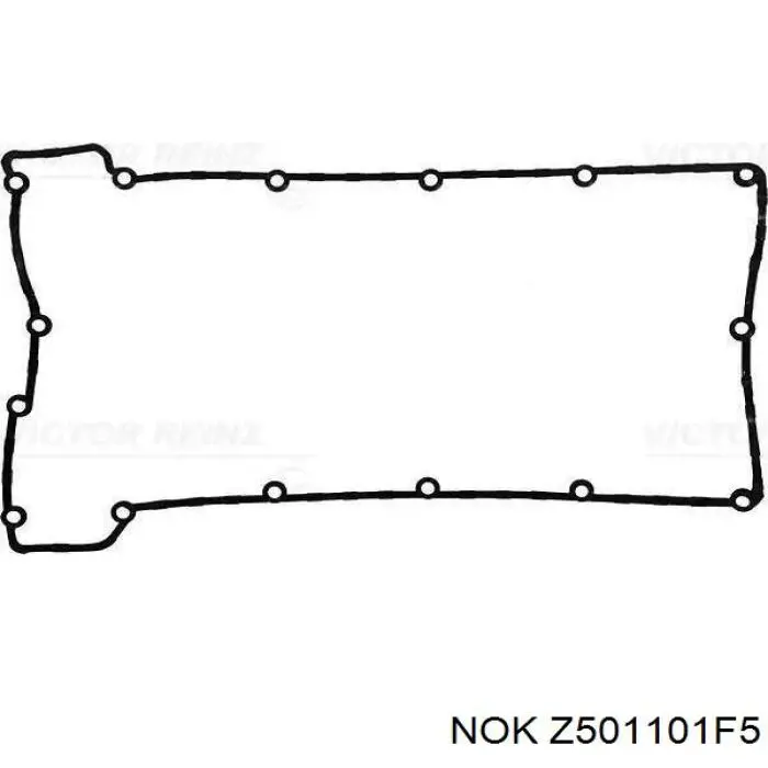 Z501101F5 NOK сальник клапана (маслосъёмный выпускного)