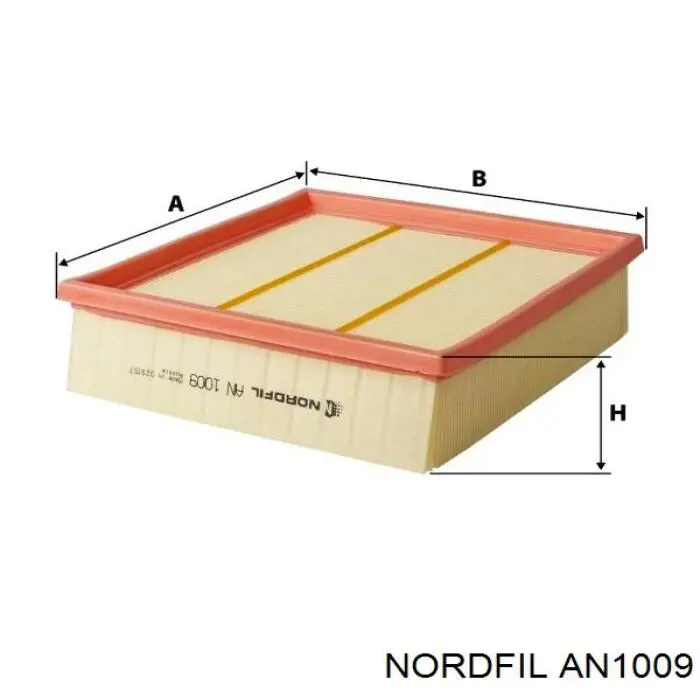 Воздушный фильтр AN1009 Nordfil