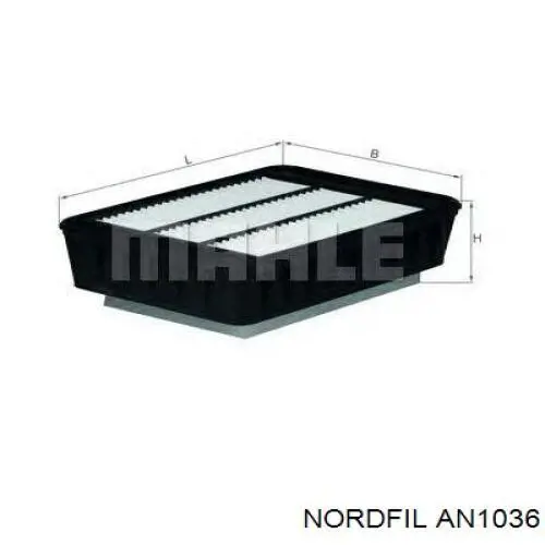 AN1036 Nordfil Воздушный фильтр двигателя