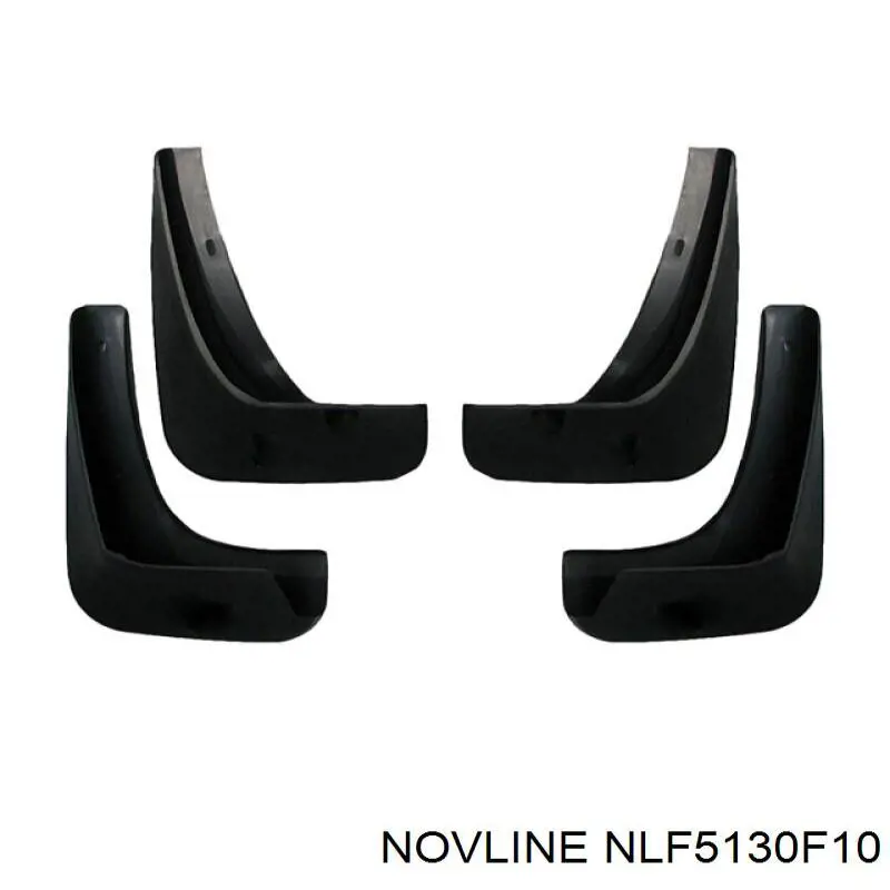 Брызговики передние, комплект NLF5130F10 Novline