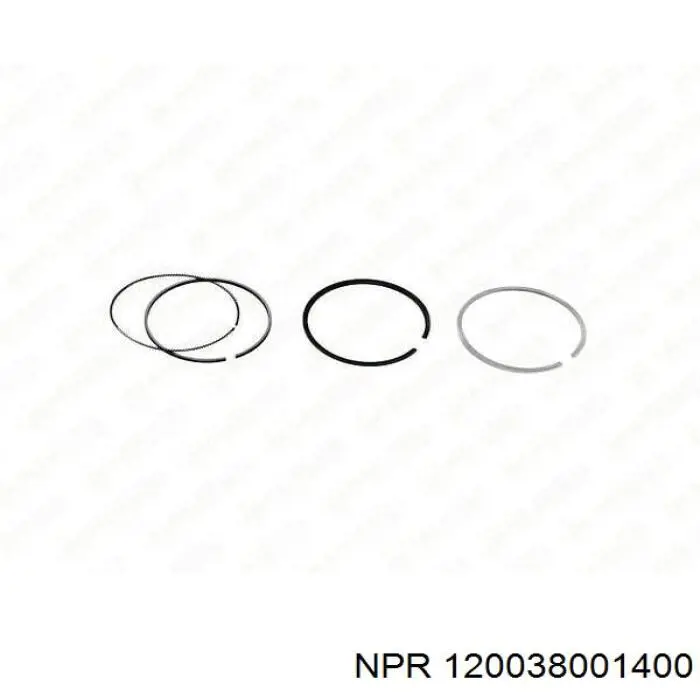 Кільця поршневі на 1 циліндр, STD. 120038001400 NE/NPR