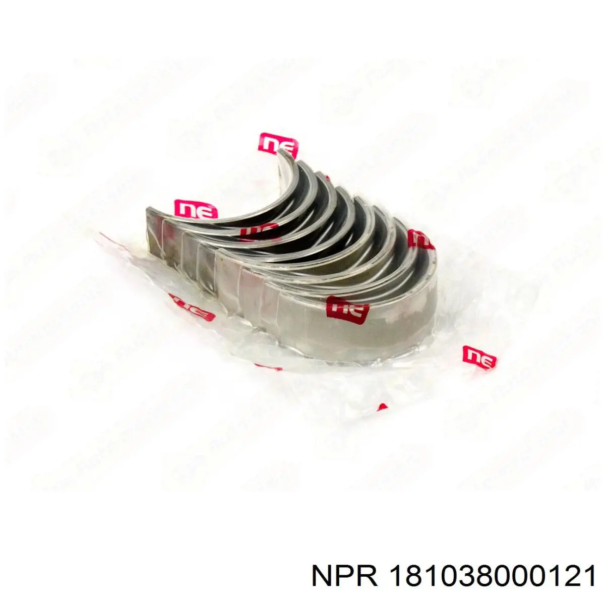 181 038 0001 21 NE/NPR folhas inseridas de cambota de biela, kit, 2ª reparação ( + 0,50)