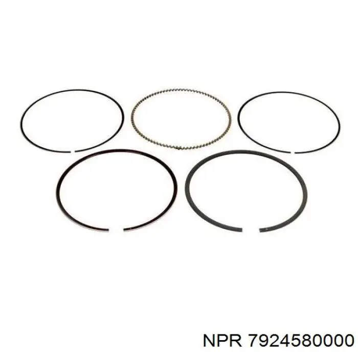 Кольца поршневые комплект, STD Kobis 2304023000