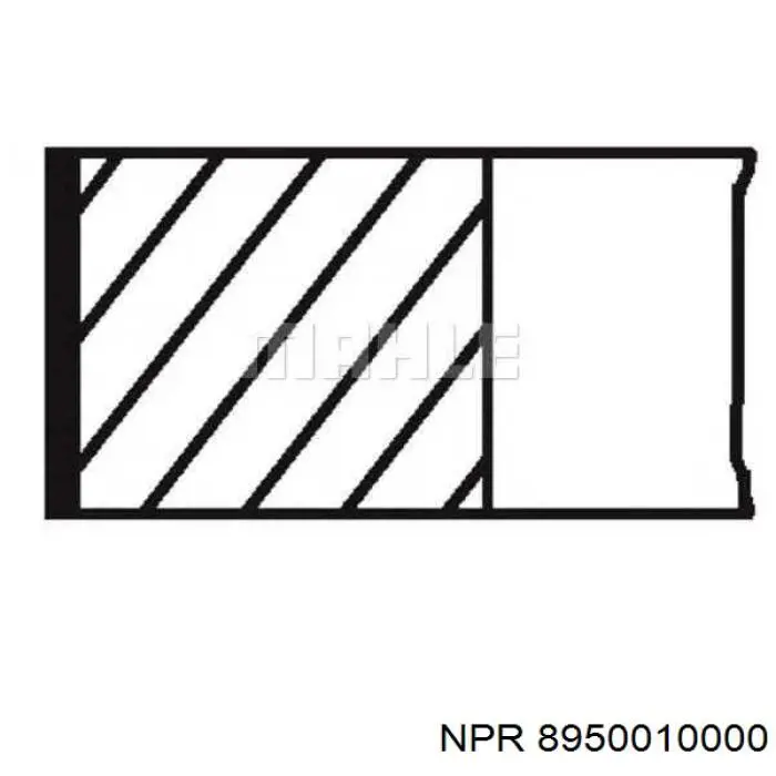 Кольца поршневые 8950010000 NE/NPR