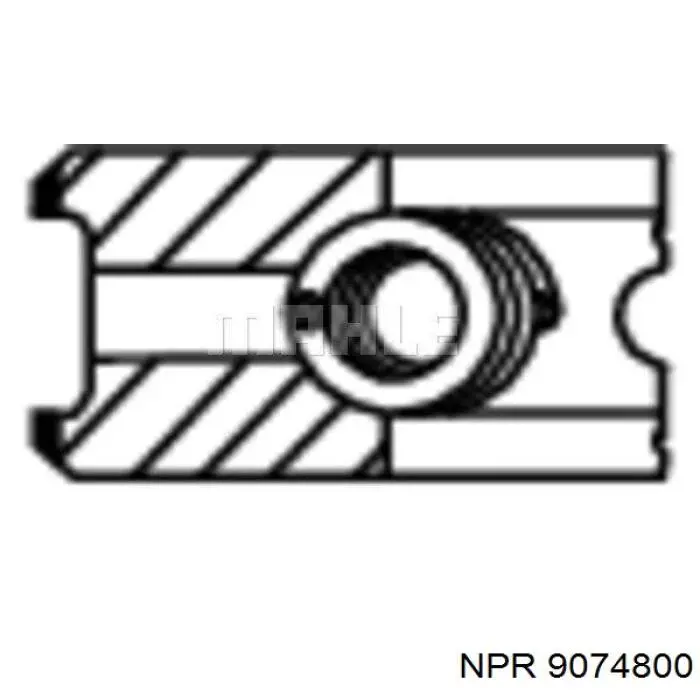 8907480000 NE/NPR кольца поршневые на 1 цилиндр, std.