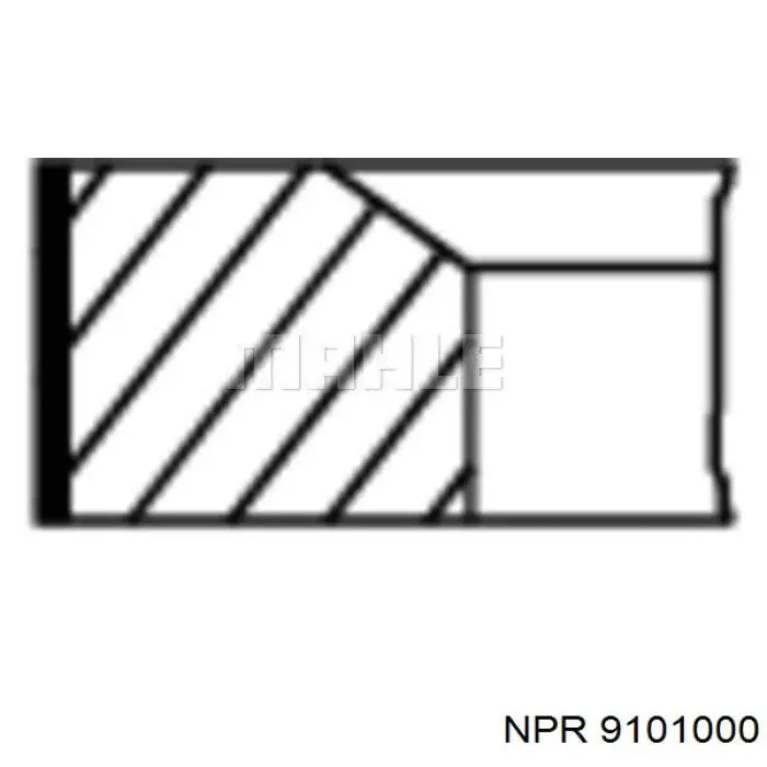 791010004 SM Комплект поршневых колец, STD