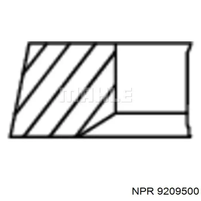 Кольца поршневые STD на 1 цилиндр NE/NPR 9209500 цена, от 14.28 USD
