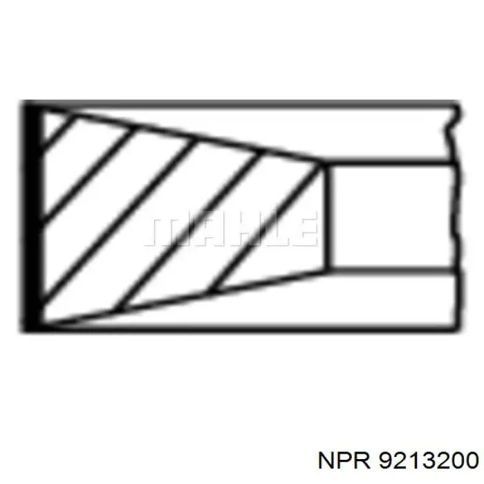 Купить 120021003100 NE/NPR Комплект поршневых колец на 1 цилиндр, стандарт