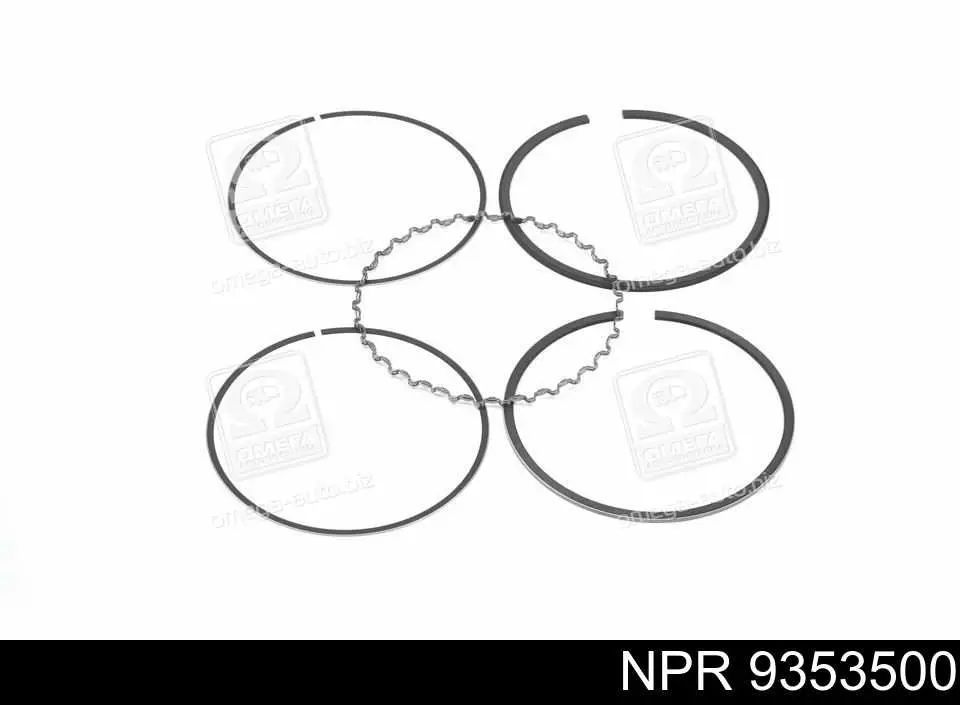 9353500 NE/NPR кольца поршневые на 1 цилиндр, std.