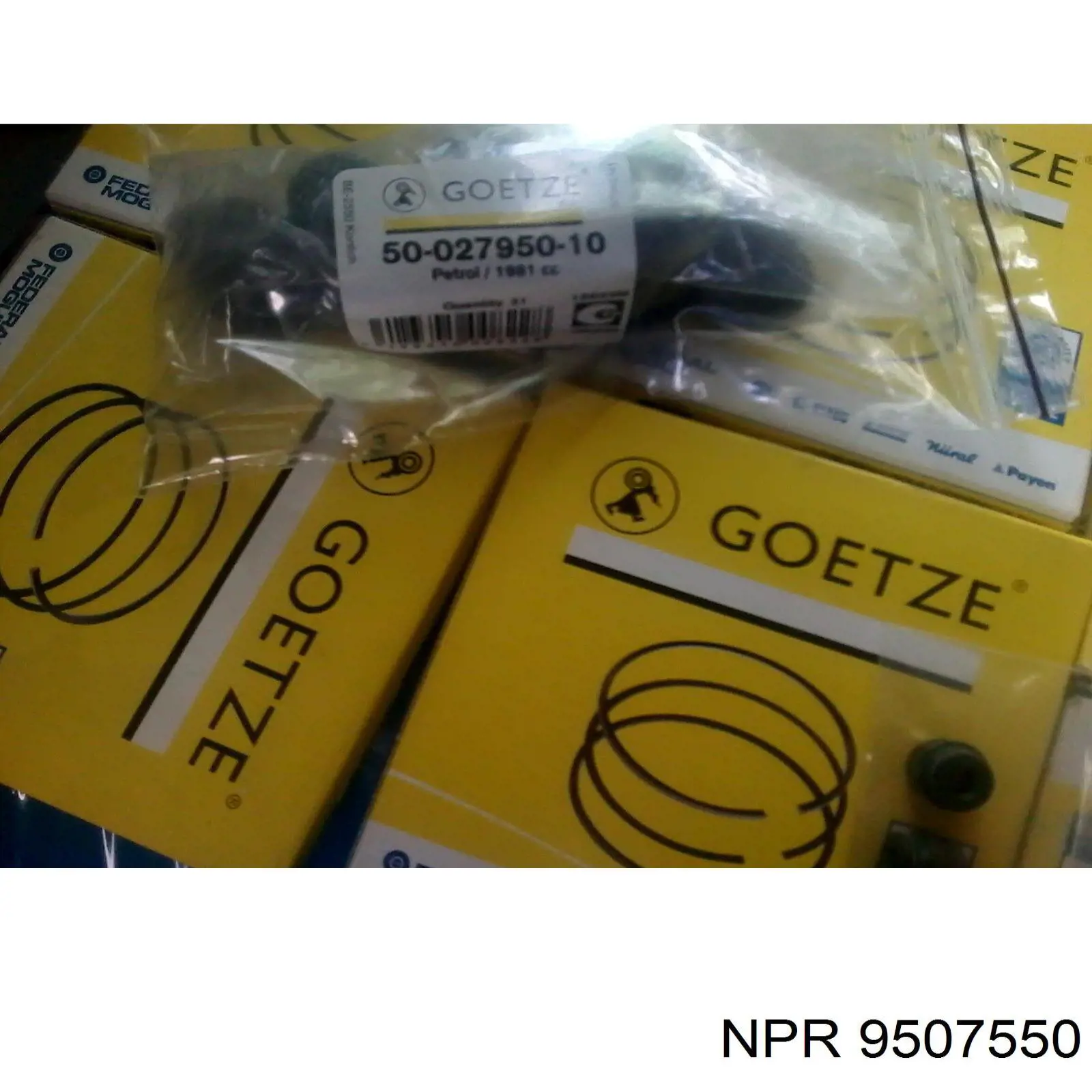 9507550 NE/NPR кольца поршневые на 1 цилиндр, 2-й ремонт (+0,50)
